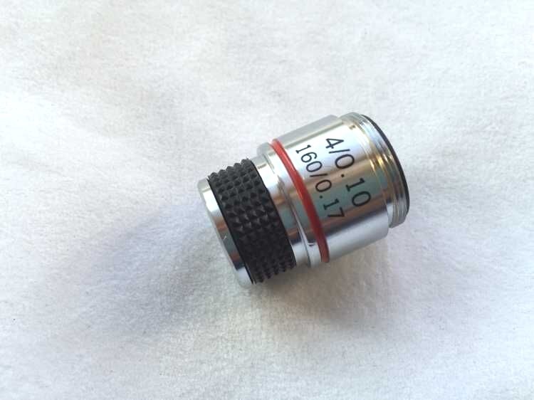 New Biological Microscope 4X Achromatic Objective Lens