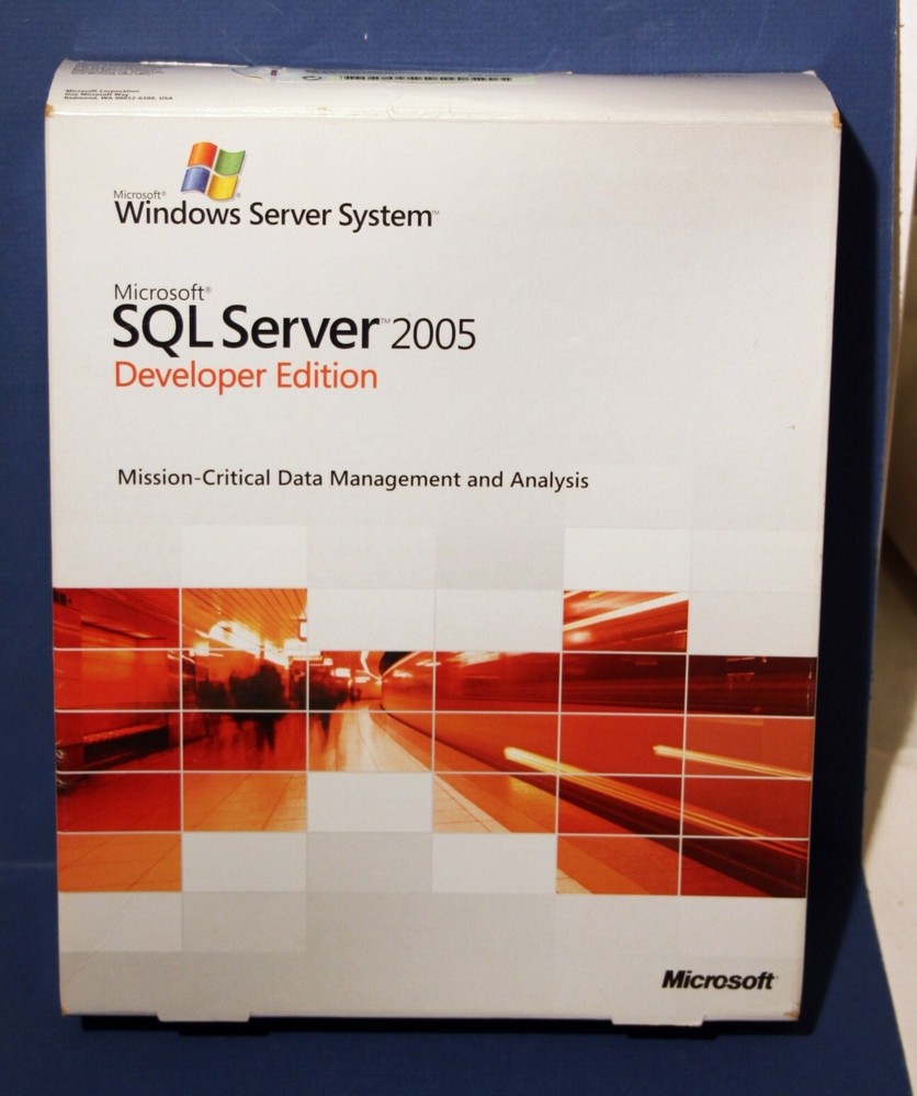 Microsoft Windows SQL Server 2005 Developer Edition