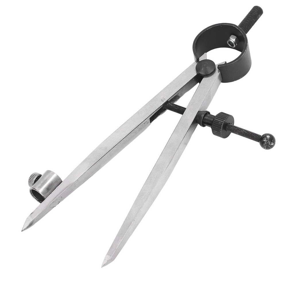 Wing Divider Gauge Carbon Steel Adjustable Angle Lockable Scribing Tool For