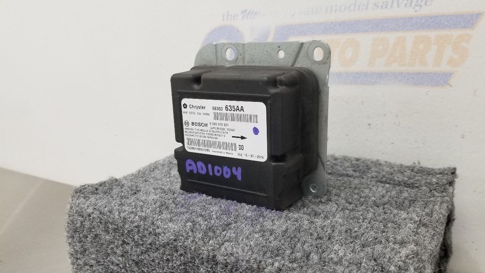 17 DODGE RAM 3500 CHASSIS CAB SRS CONTROL MODULE 68303635AA