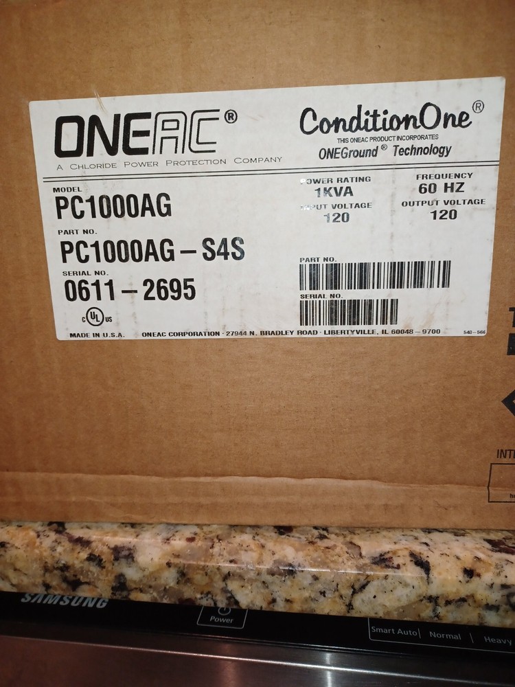 ONEAC CONDITIONERONE PC1000AG