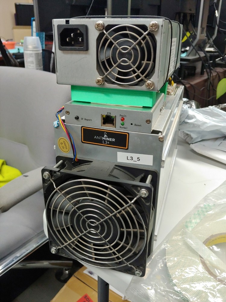 ASIC power supply holder 3d printed