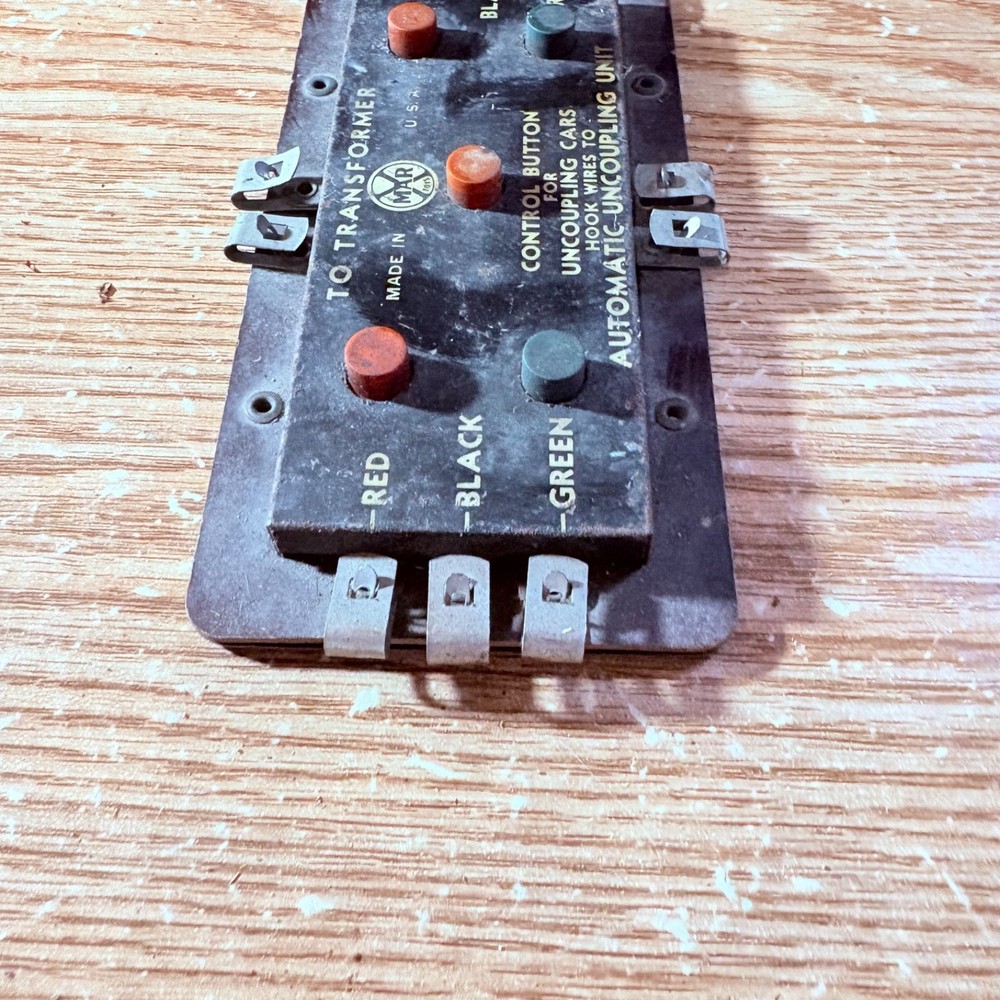 Marx Electric Switch Control Panel For Two Switches O-O27 Gauge Untested #2