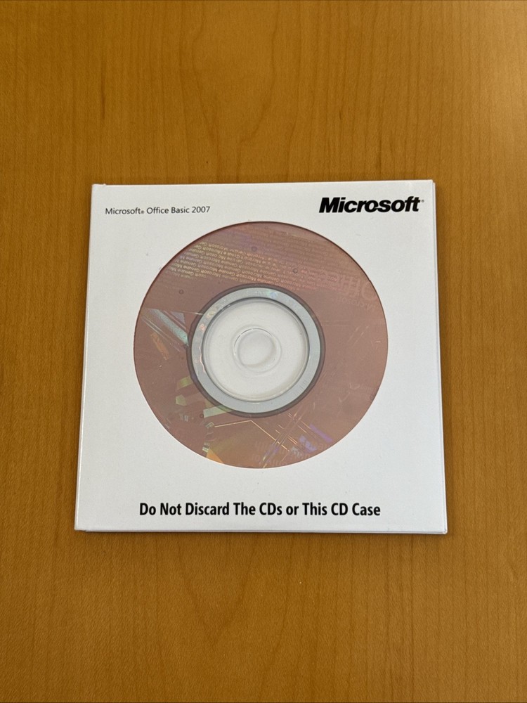 Microsoft Office 2007 Basic - English Full Version w/Key