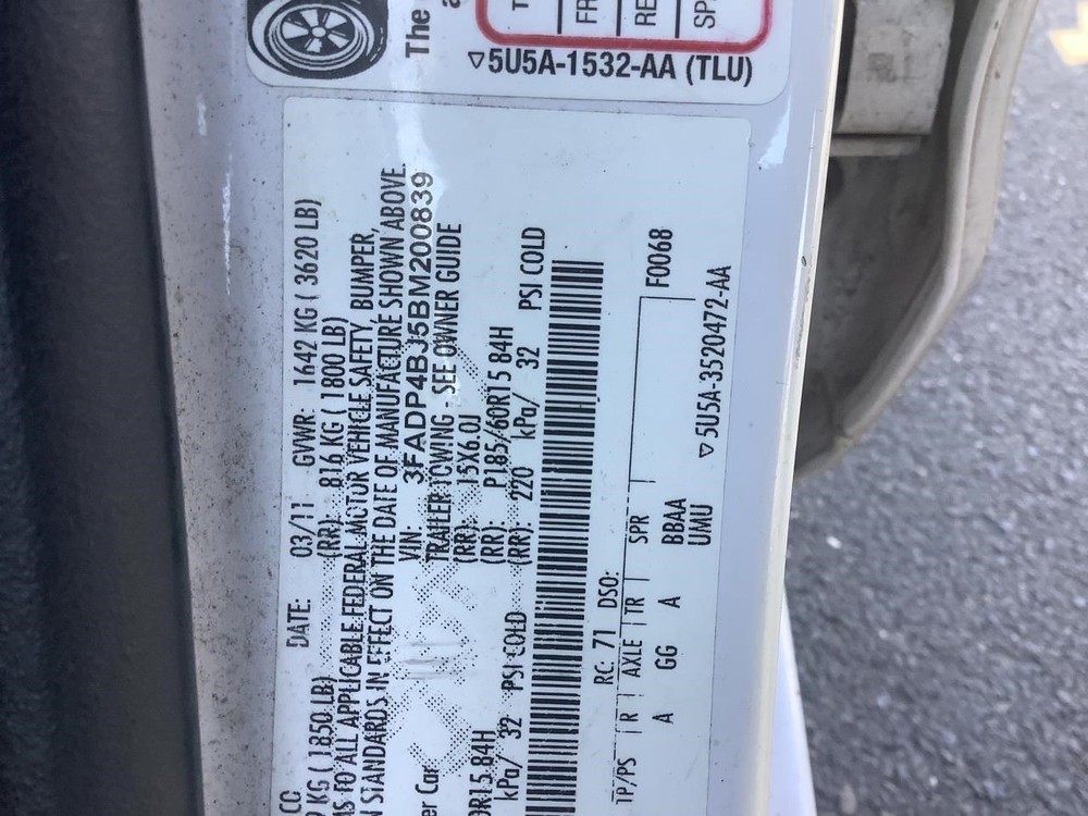 2011 FIESTA Third Brake Light OEM