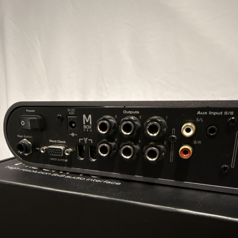 Avid Mbox Pro - High Resolution 8x8 Audio Interface, Never Used