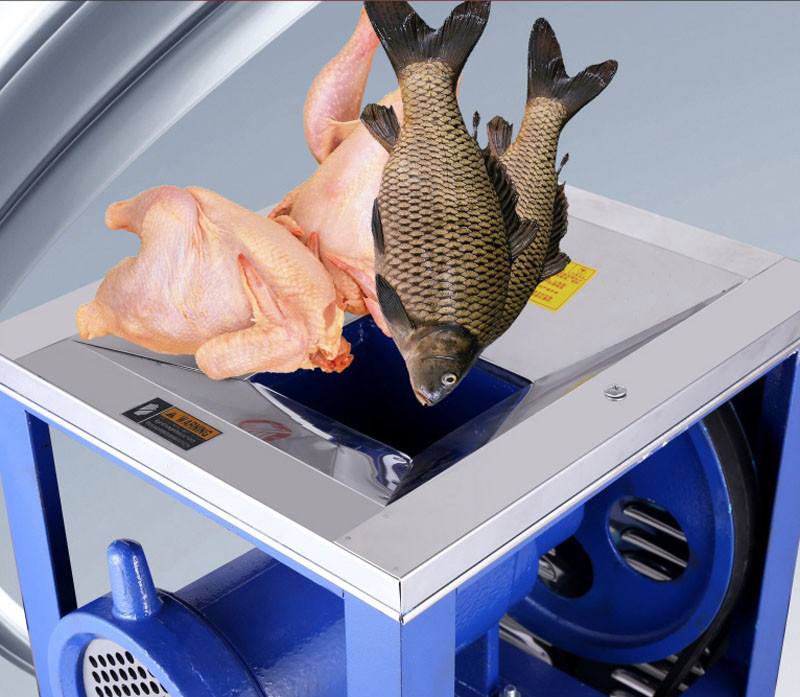 Electric Fish Bone Crusher Meat Grinder Poultry Feed Mincing Machine 220V 3000W