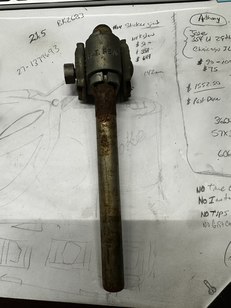 "COLUMBA Vintage Seatpost 8"