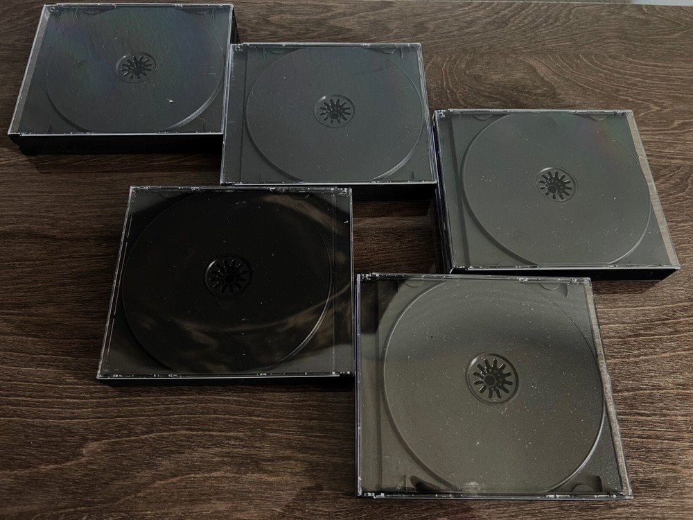 5 QUAD CDs With Black Trays FIVE 24MM MULTI Quad CDs