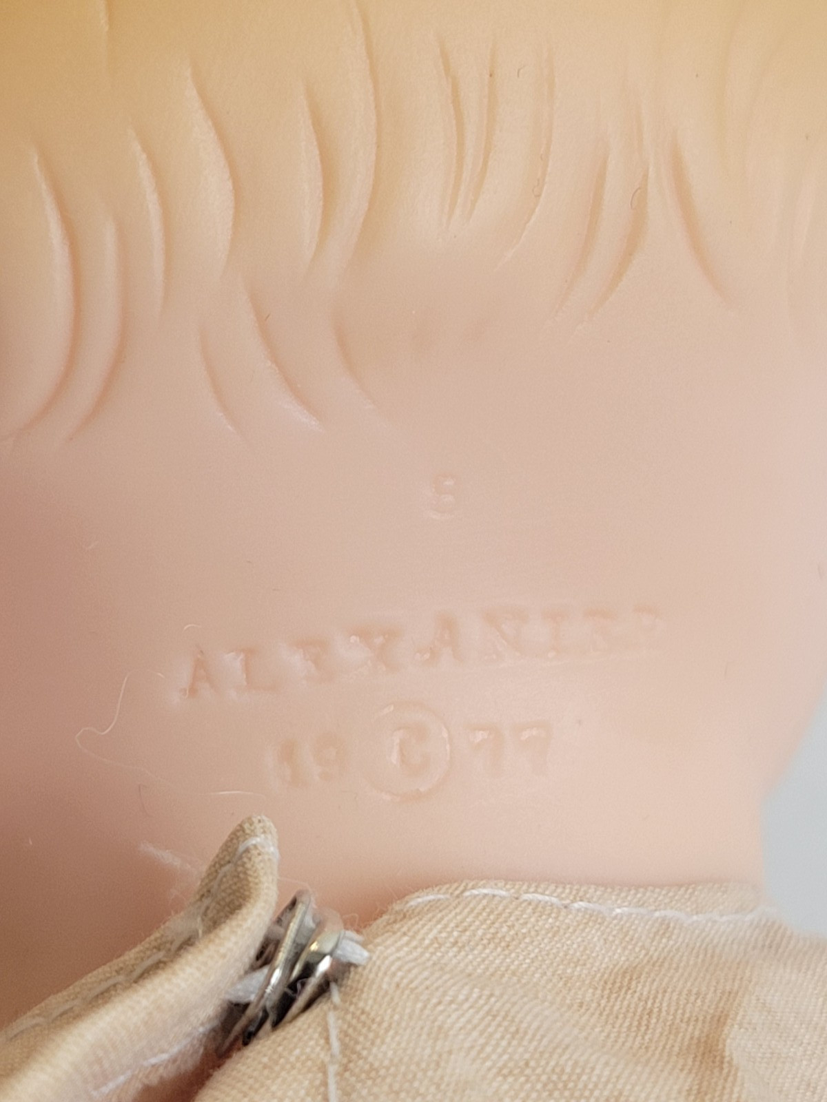 Vtg Madame Alexander Huggable Huggums Baby Doll 70s 75th Anniv Sleepy Eyes