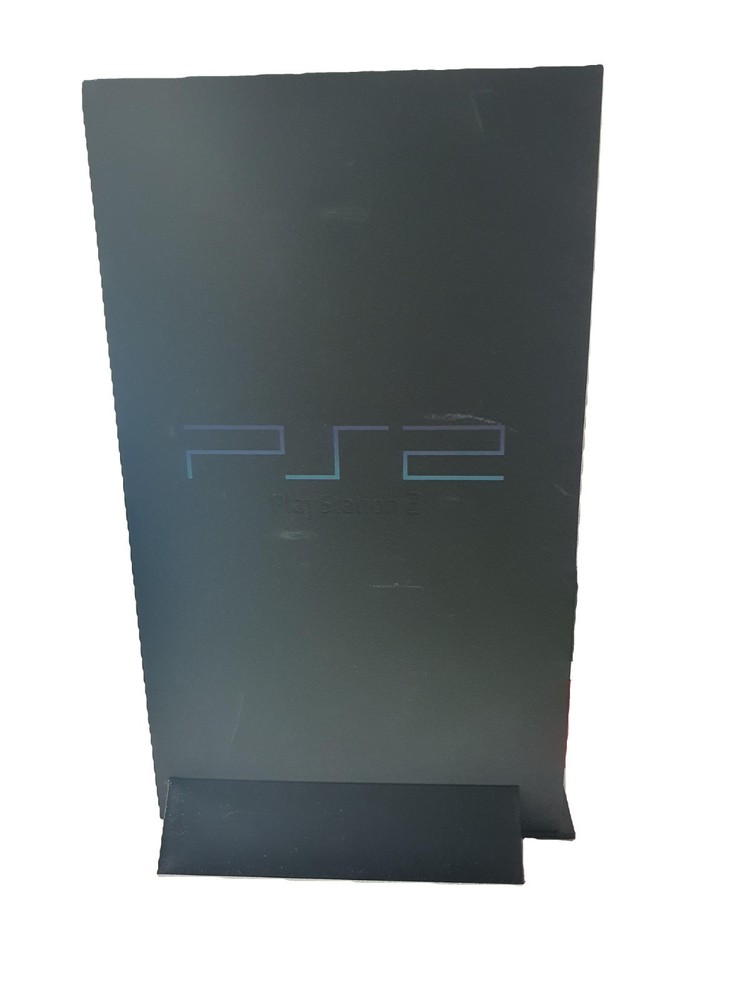 Sony PlayStation 2 PS2 Fat Vertical Stand Console Holder Case Display Rack Black