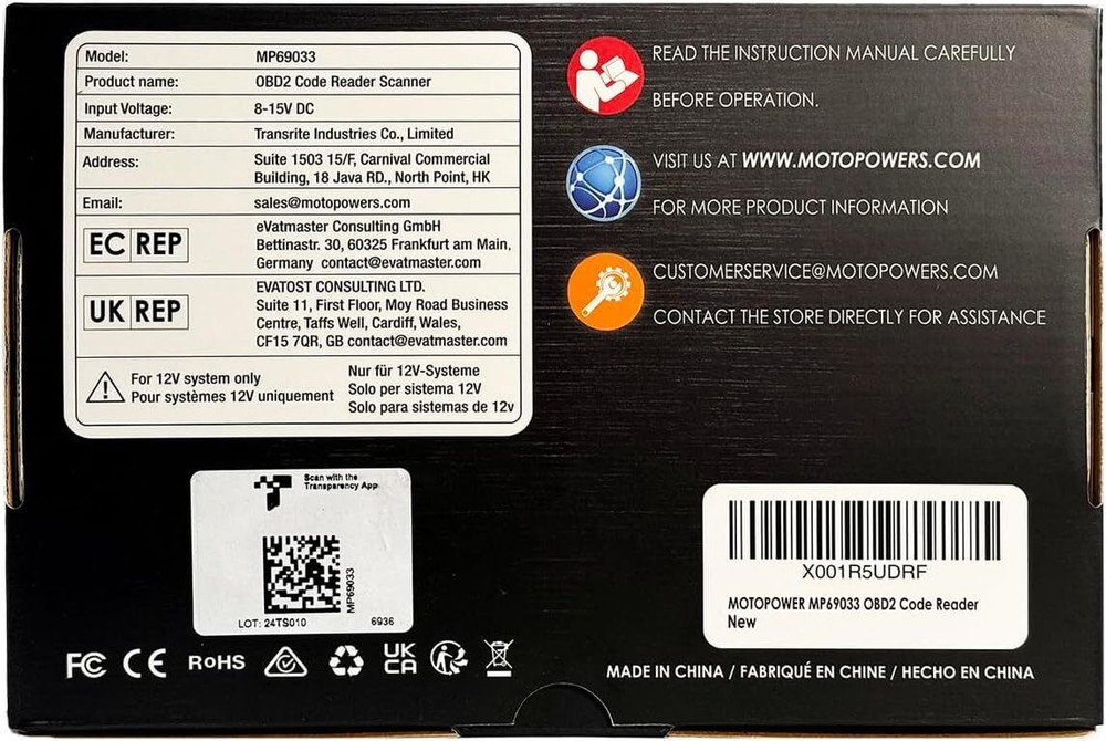 Car OBD2 Scanner Code Reader Engine Fault Scanner Diagnostic Scan Tool All OBD2