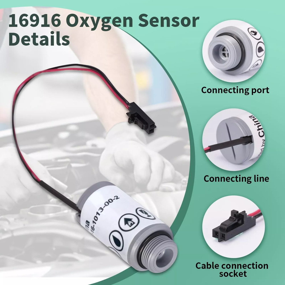 Replacement Oxygen Sensor - 16916 Oxygen Sensor for Robinair R-1234yf