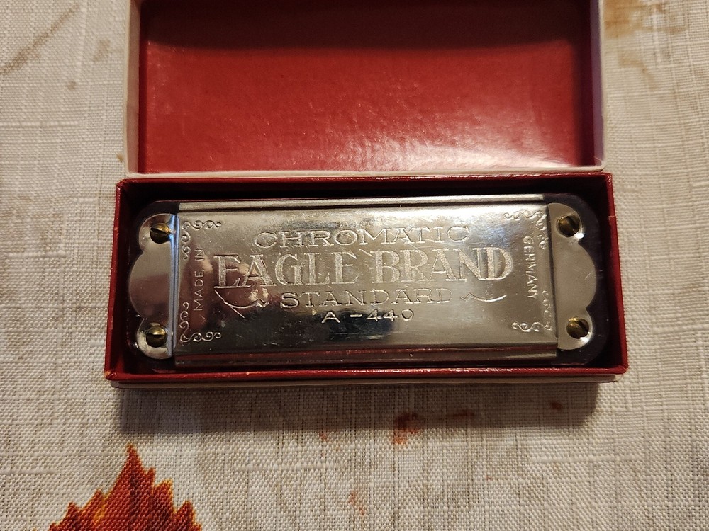 CHromatic harmonica Made In Germany Eagle Brand A-440
