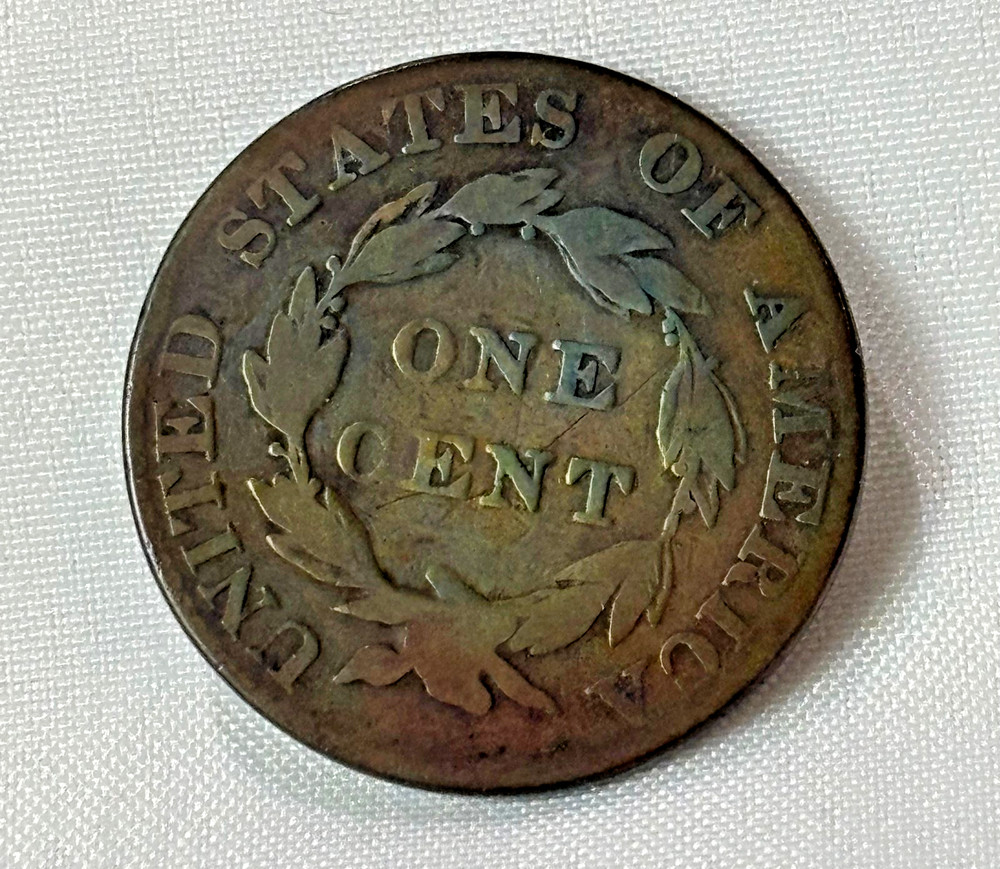 1821 Large Cent Coronet Head