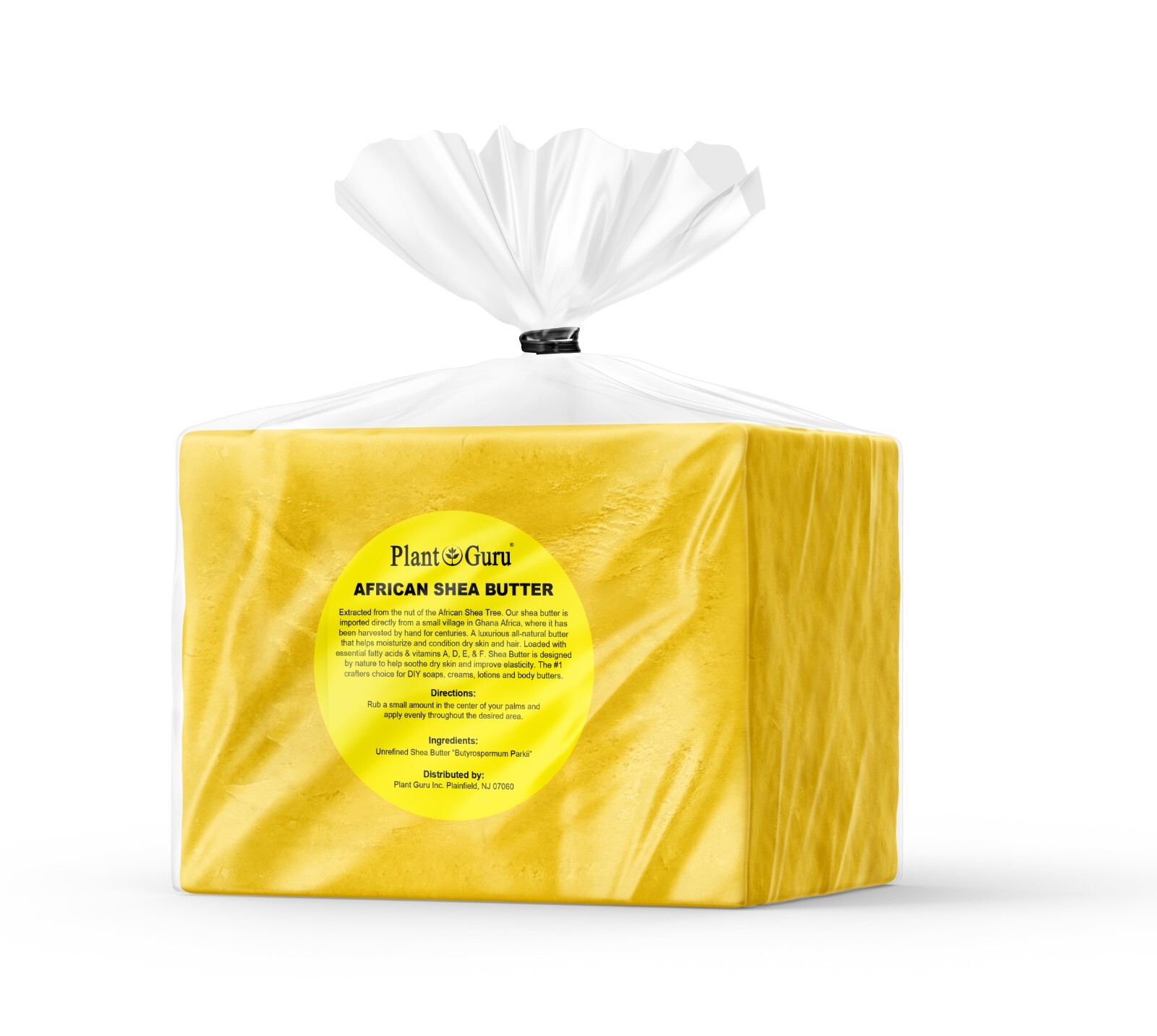 Raw African Shea Butter YELLOW 100% Pure Natural Unrefined Organic Bulk