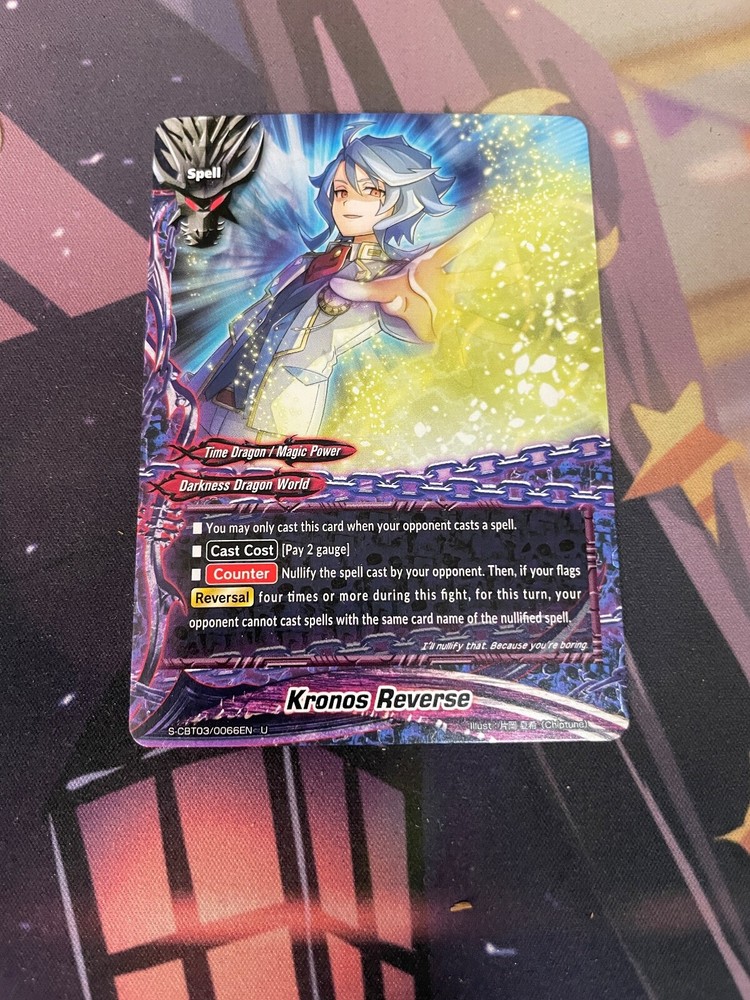 BUDDYFIGHT - KRONOS REVERSE - S-CBT03 - UNCOMMON - NM