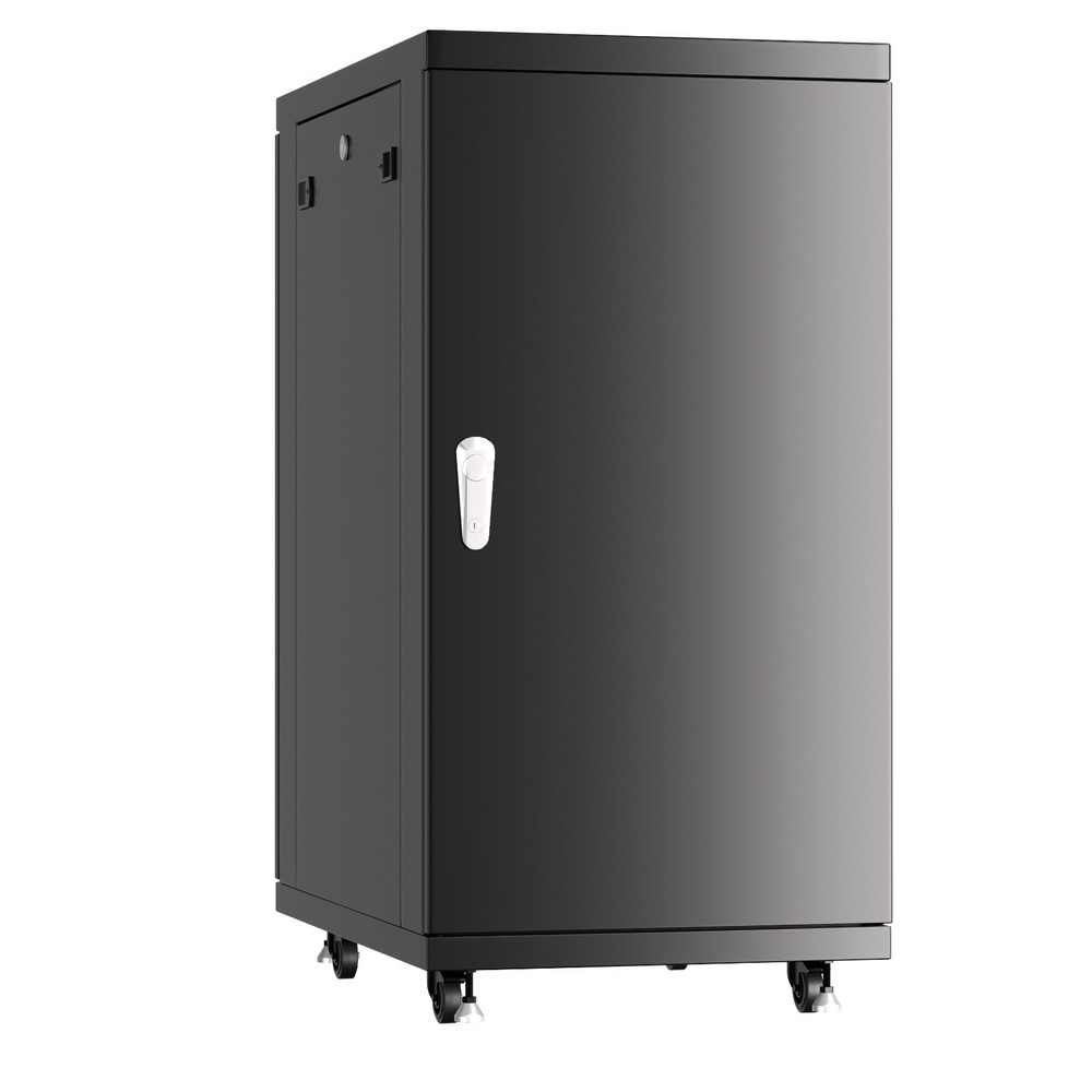 22U Server Rack IT Cabinet Data Network Rack Enclosure - 32-Inch Deep Rack Stand