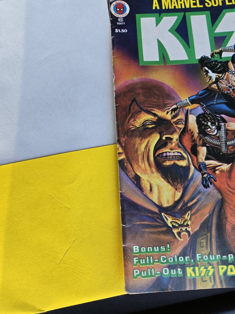 Kiss Marvil comic book #5 1978 Poster