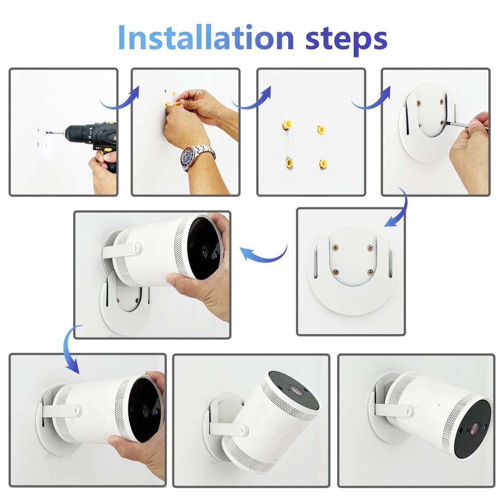 Freestyle Wall Mount Compatible with Samsung Freestyle Projector Ceiling Moun...