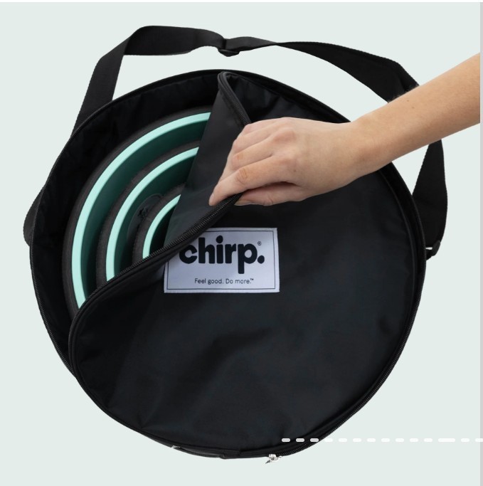 Chirp - Ultimate Back + Neck Bundle | 4-Pack Wheel Foam Roller Set for Back &...