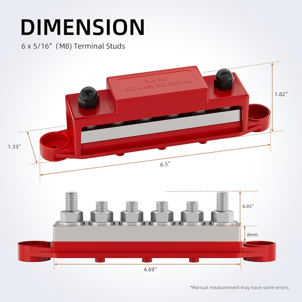 400A Marine Bus Bar with Quick Connect for Streamlined Power Management