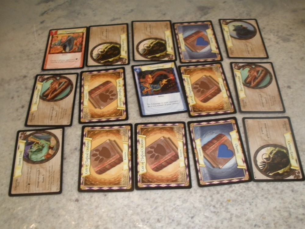HARRY POTTER TRADING CARD GAME CARDS BUTTON