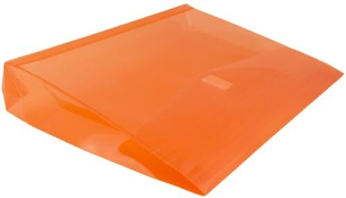 Plastic Expansion Envelopes with Hook & Loop 2" Expansion - 3 Pack Orange