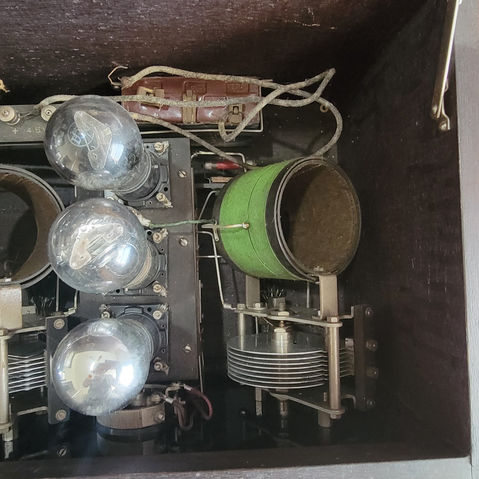 Antique Silvertone King-Hinners NEUTRODYNE in Wood Case 1924 Untested