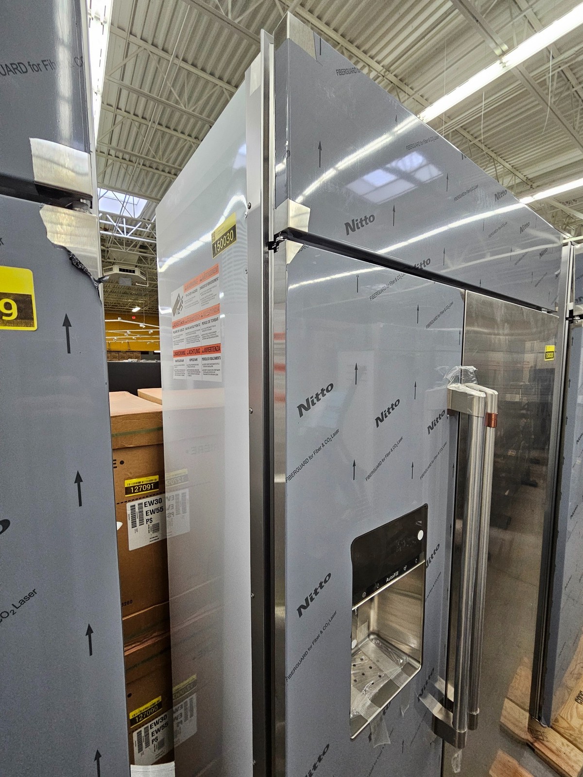 GE Café CSB48YP2NS1 48" Stainless Built-In Side/Side Refrigerator NOB #150030