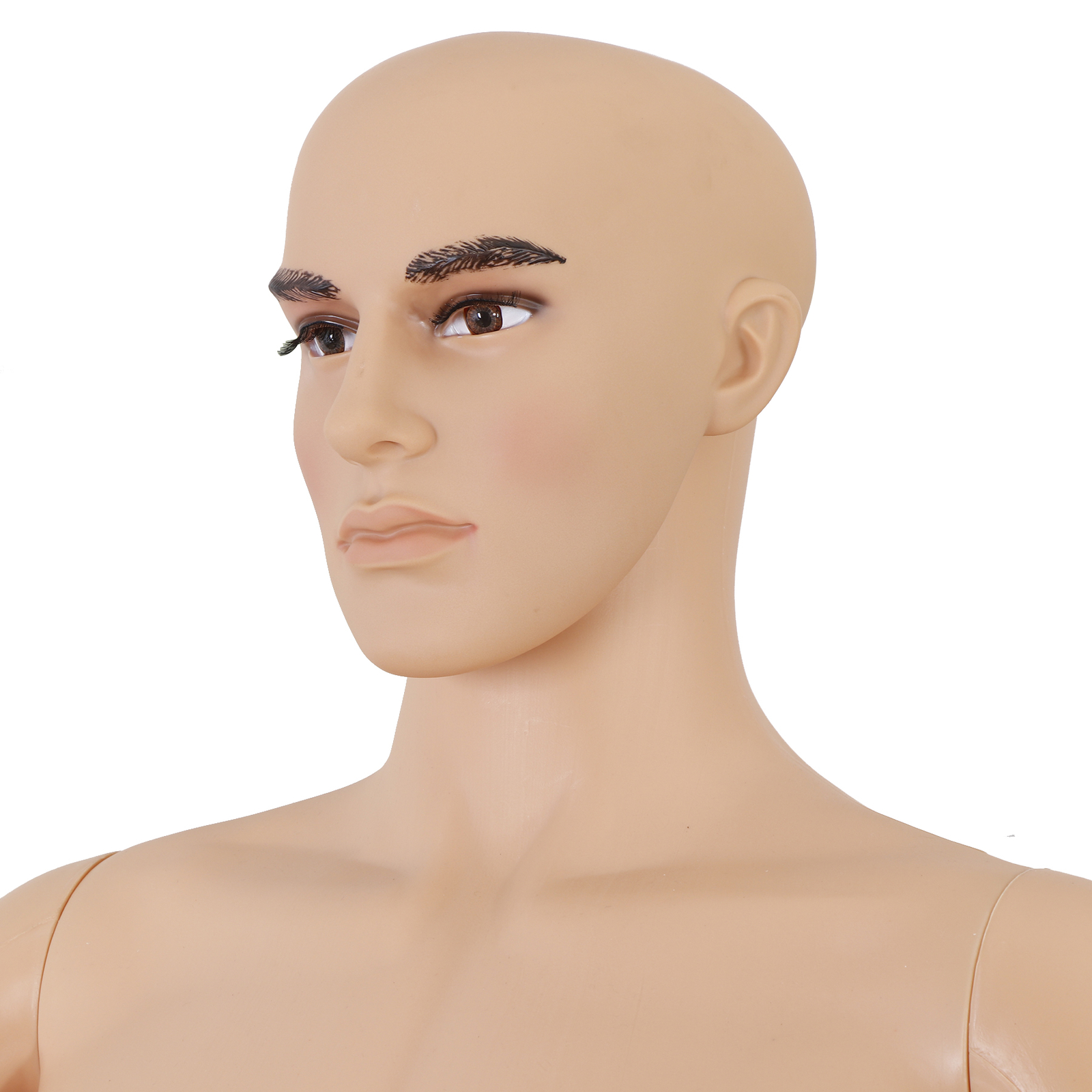 Male Mannequin Full Body 71 inch High Realistic Clothing Mannequin with Base