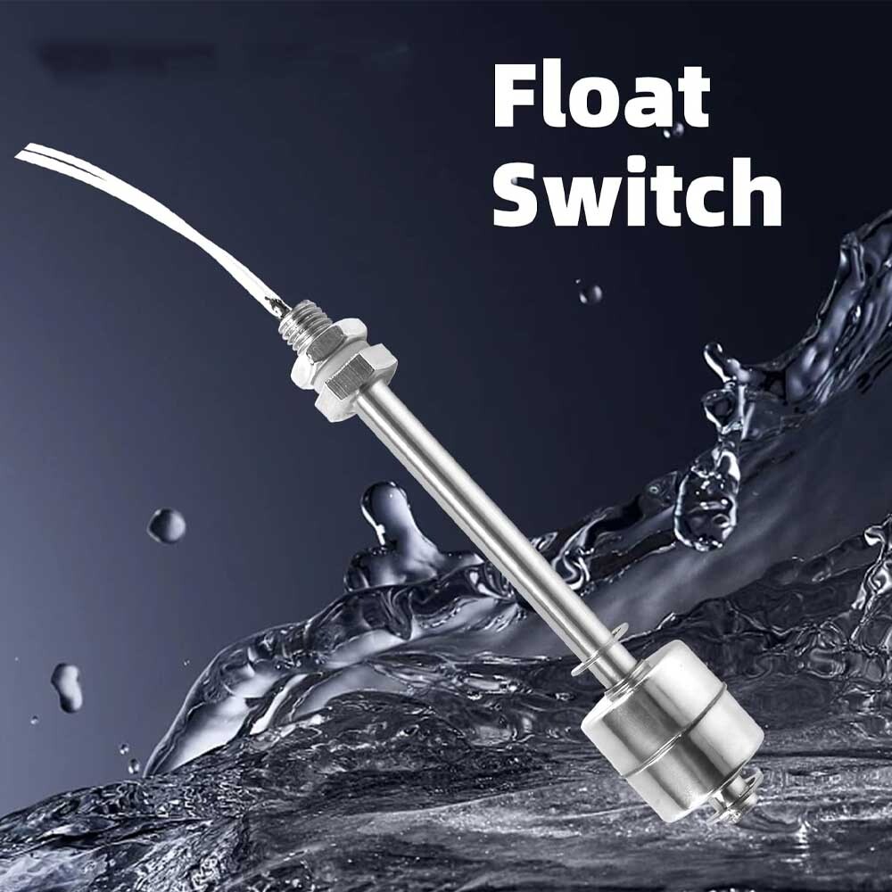 5PC 150mm Stainless Steel Liquid Water Level Sensor Horizontal Float Switch Tool