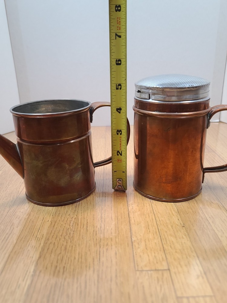 Vintage Copper Neapolitan Flip Coffee Maker