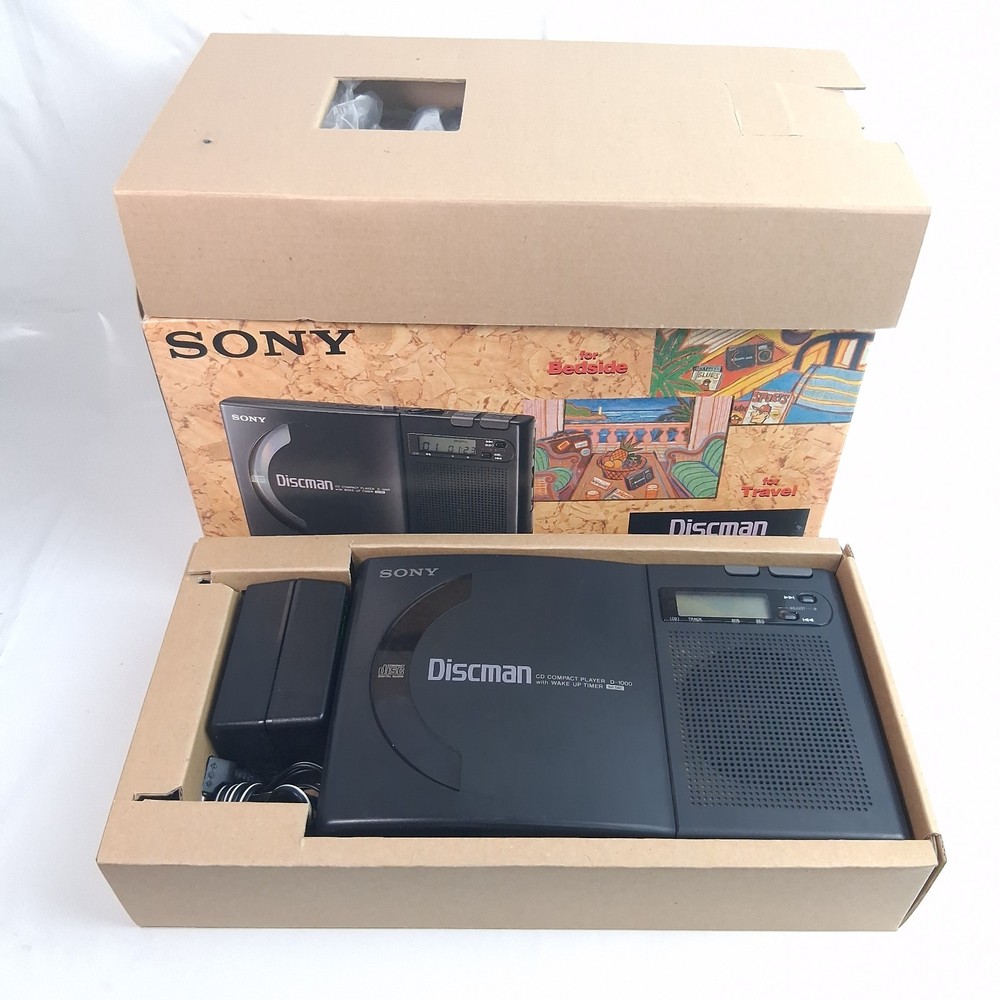 Sony Discman D-1000 CD Compact Player Tested Works