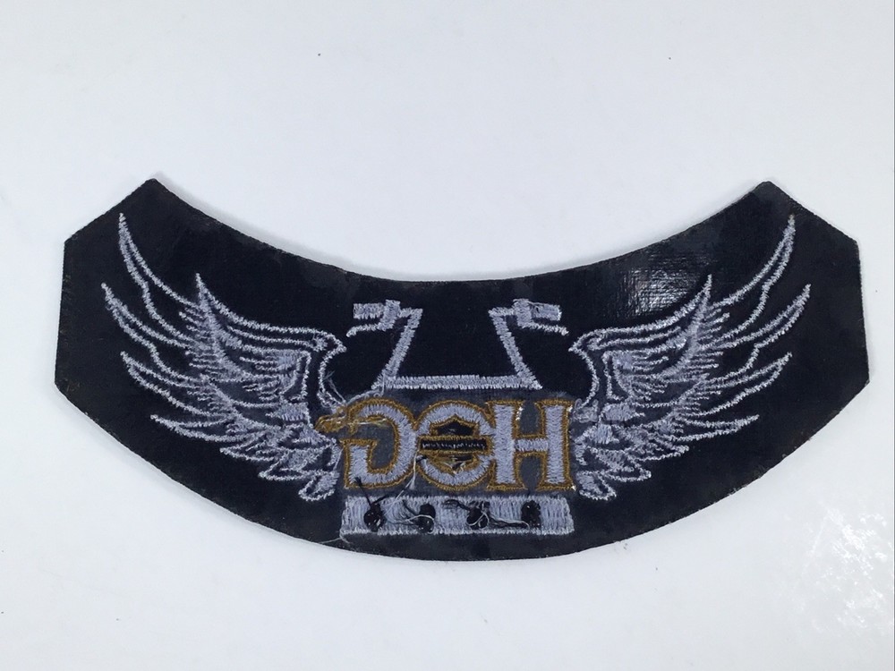 Harley Davidson Owners Group HOG 2016 Rocker Jacket Coat Patch Handlebars Wings