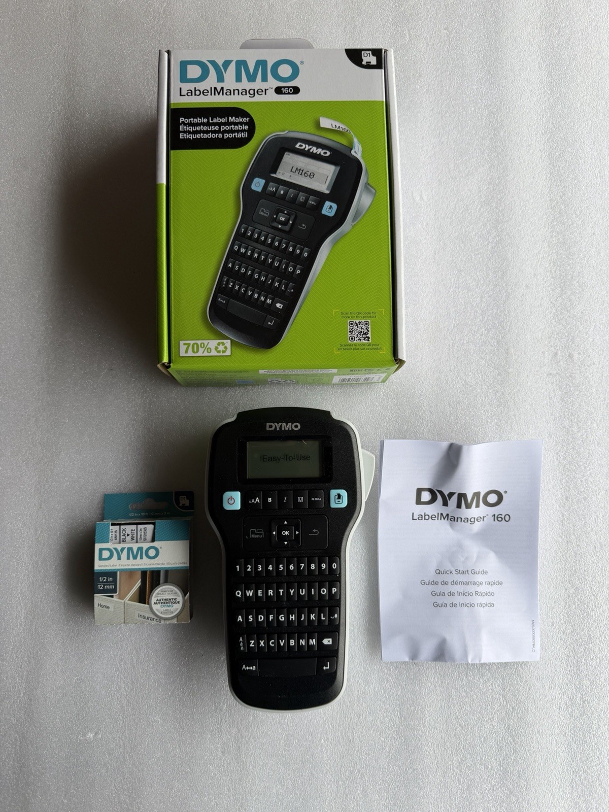 New DYMO LabelManager 160 D1 Label Maker Sealed Box