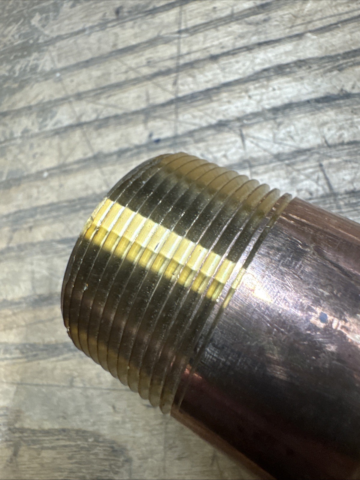 1-1/2" Mnpt X 3" Length TBE Brass Pipe Nipple 1J3979-D10