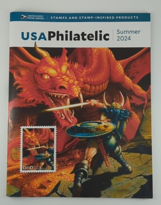USPS Philatelic Summer 2024 Dungeons & Dragons USA Stamps Stamp Collector