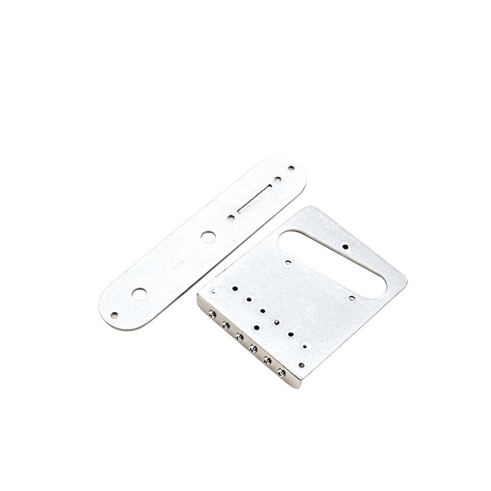Pattern Carved Roller Saddle Guitar Bridge Plate for 6 String Tele Telecaster US
