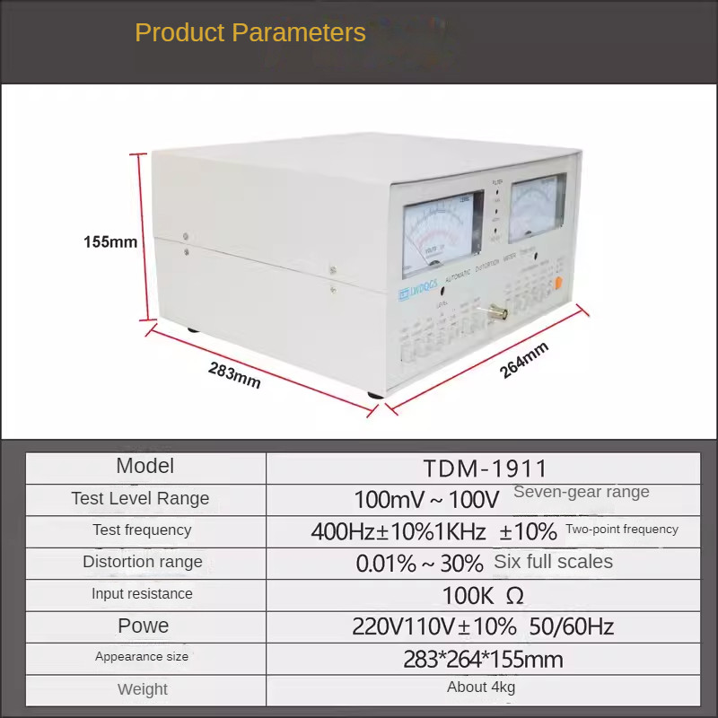 Audio Speaker Headphone Signal Distortion Tester Function Signal Generator
