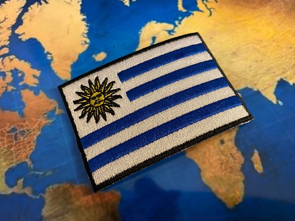 URUGUAY Flag Iron on Sew on Patch