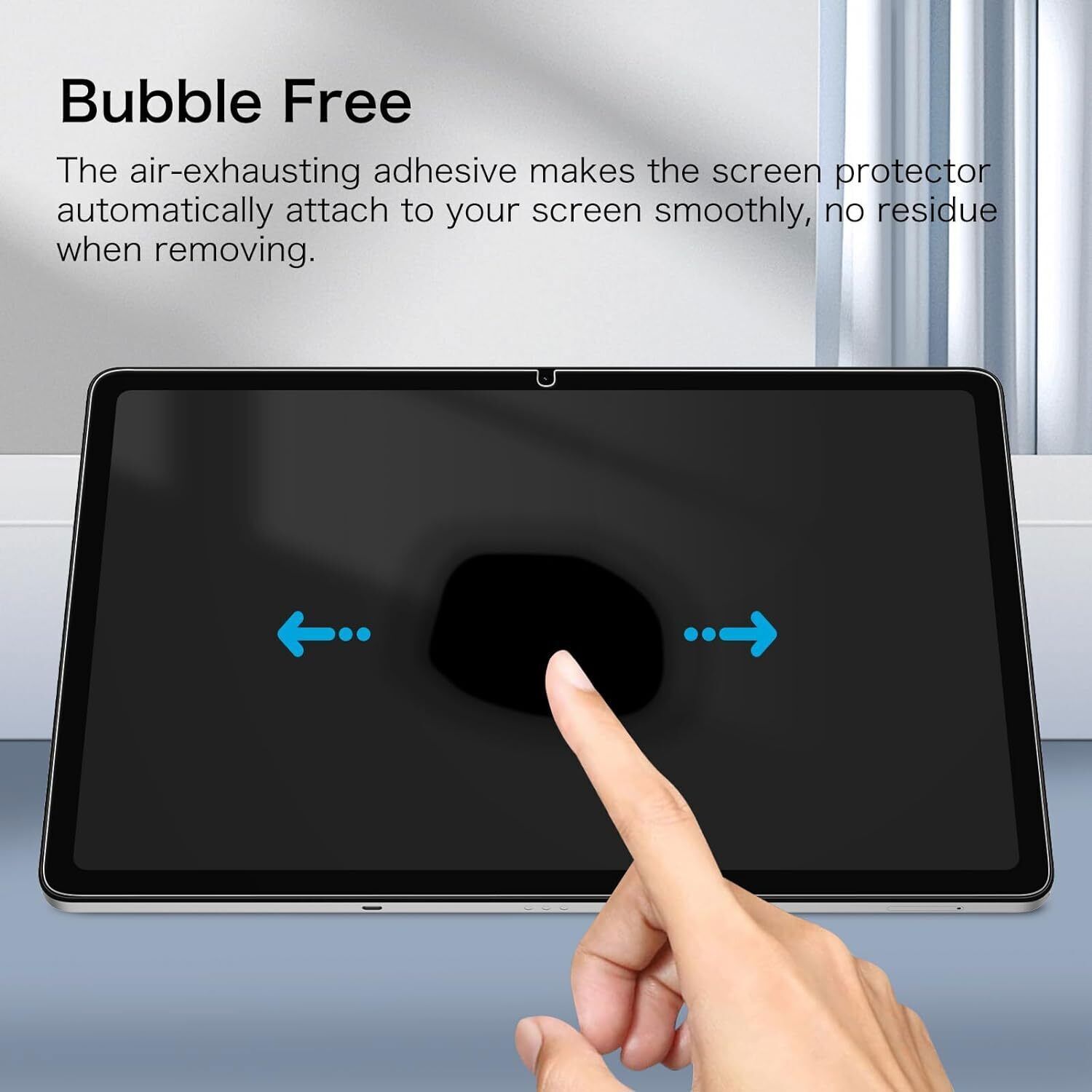 [2 Pack] Tempered Glass Screen Protector for Samsung Galaxy Tab A9+ 11 Inch 2023