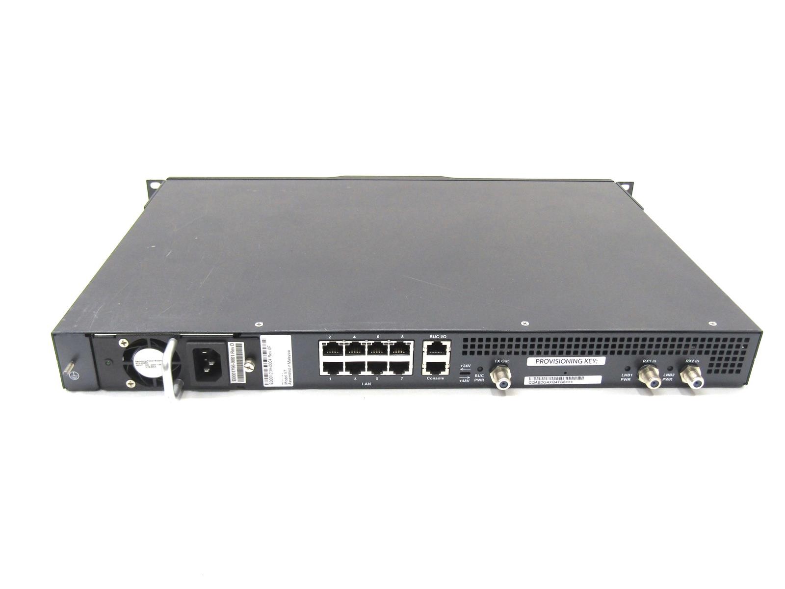 iDirect 8-Port 1U Satellite Router | 100 Mbps | X7 Series