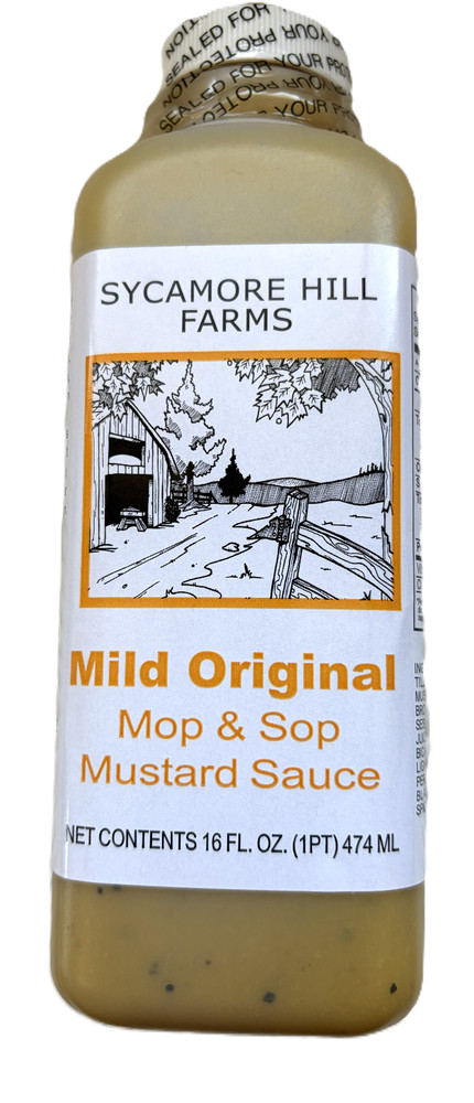 6 Pack Mild Mop N Sop Mustard Sauce