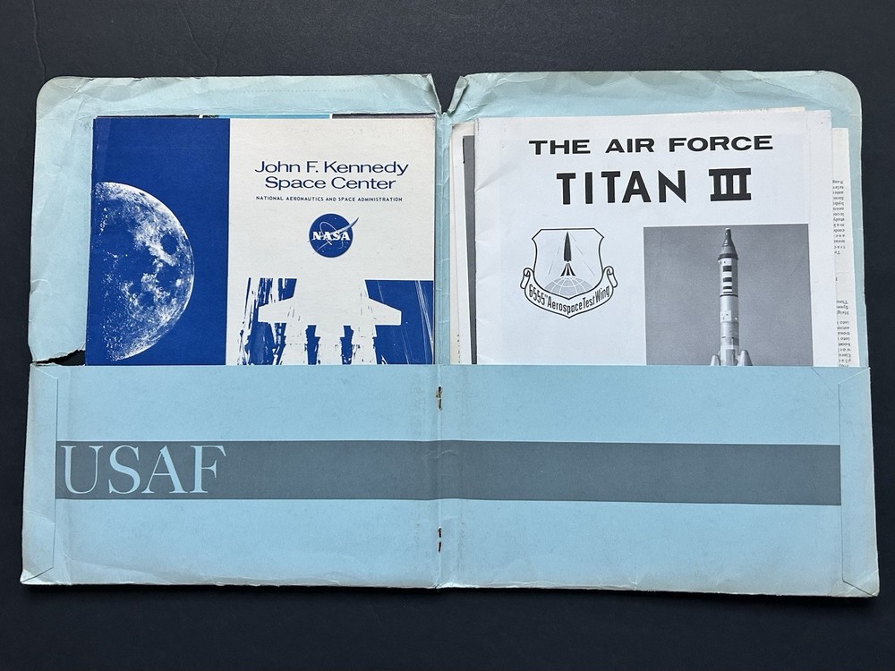 1966-1967 U.S. Air Force Systems Command Press Information Kit Folder Lot