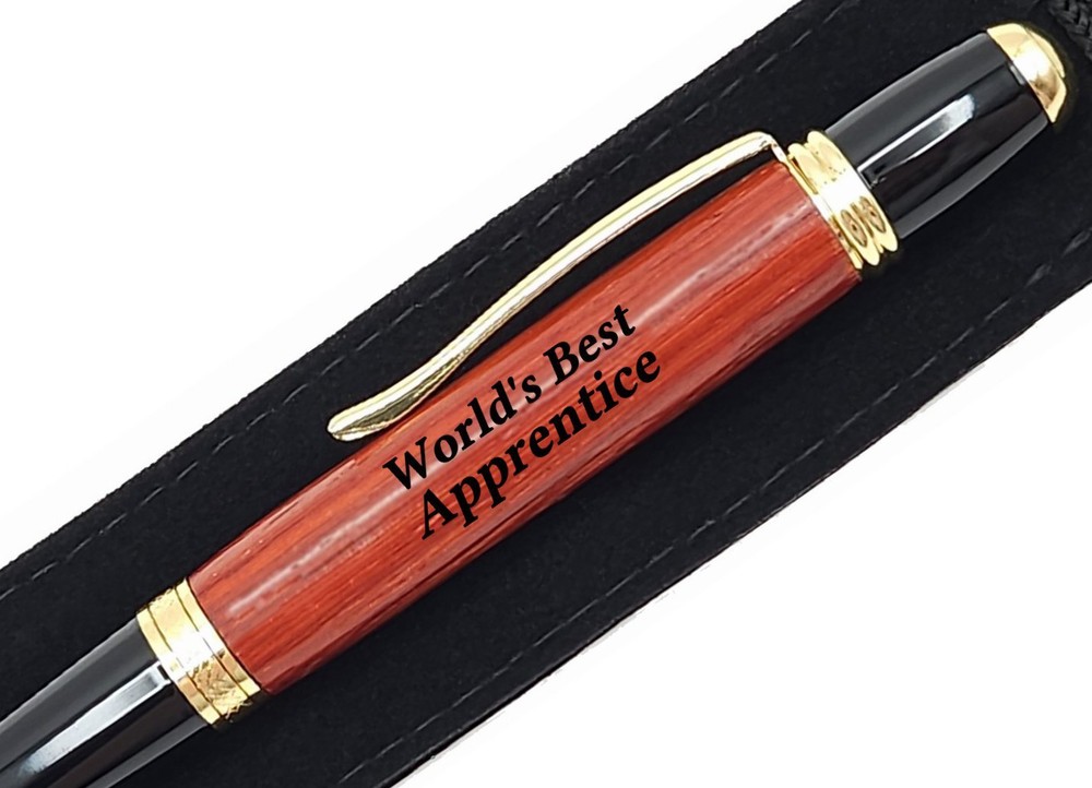 Gift For Apprentice World's Best Apprentice Present Engraved Pen