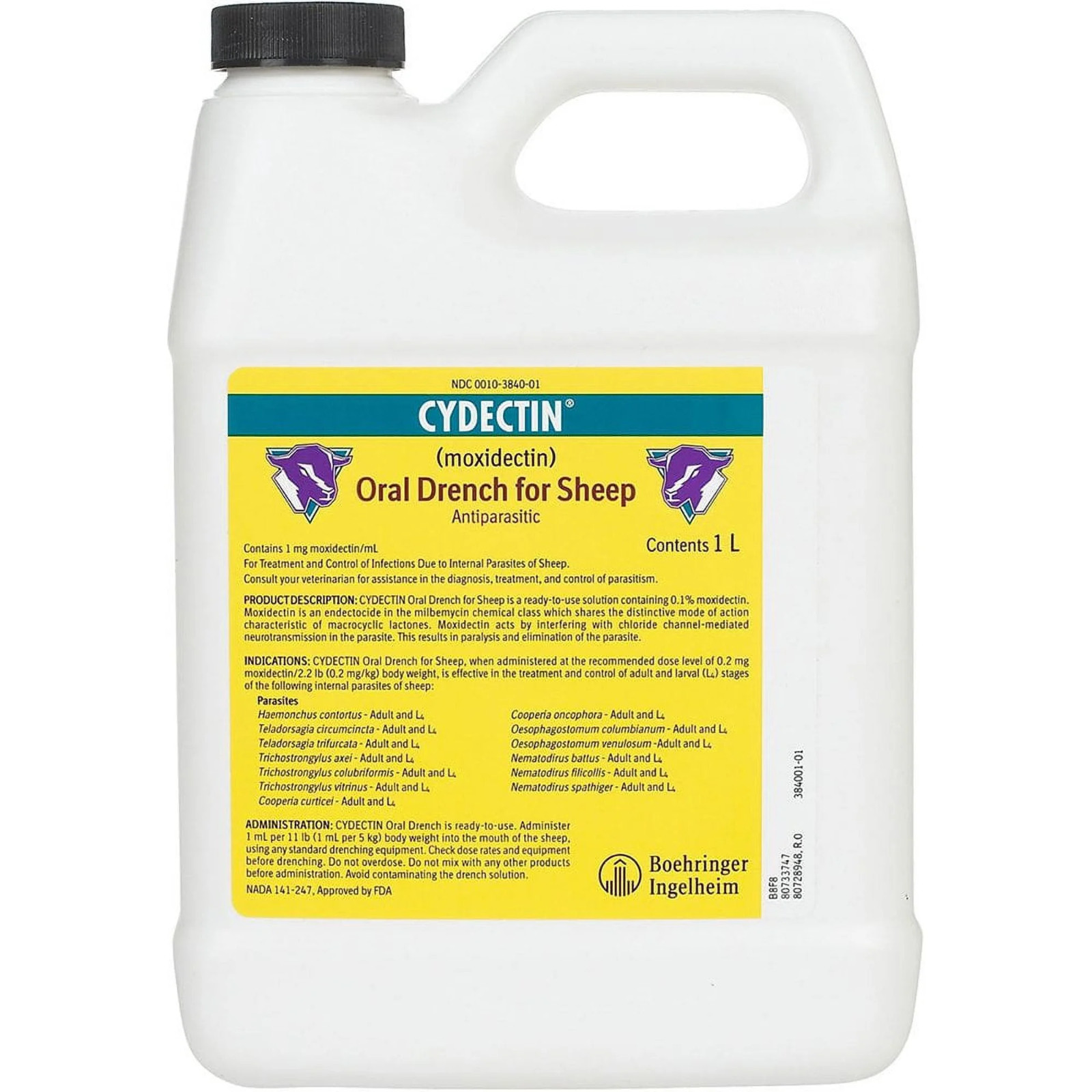 Cydectin Oral Sheep Drench  1000 Ml By Elanco