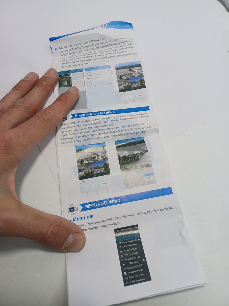 HD NVR Kit - P2P Cloud - Supports Android/ios/Pc -