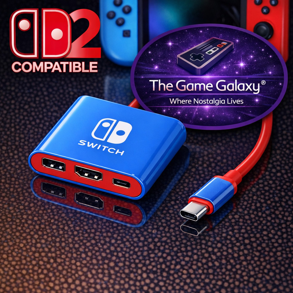 HDMI TV Dock For Nintendo Switch 2 Docking Replacement Adapter Converter