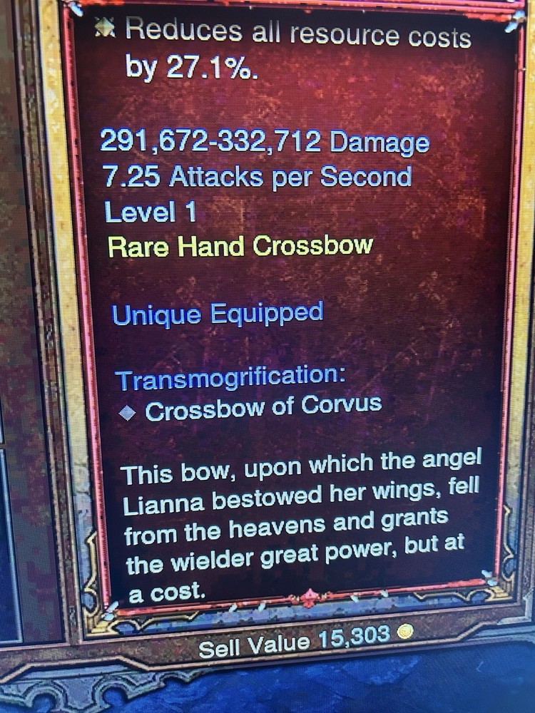 Diablo 3. Xbox Only. Modded Weapon
